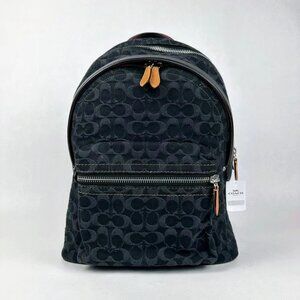 COACH  CG021 Charter Backpack In Signature Denim